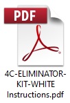 4C-ELIMINATOR-KIT-WHITE Instructions